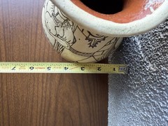 Angelica Morales Vase Pot Studio Pottery Tzintzuntzan, Michoacan, Mexico Ceramic