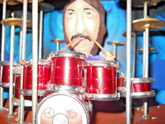 Rush Music Band by John Lamouranne The Egg Man Sculpture 2014 behind Glass RARE