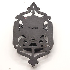 Wilton Match Safe Open Cast Iron Fluted Urn Style Matchstick Holder Patio Hearth