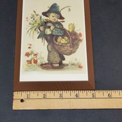 Hummel Wooden Lacquered Wall Plaques Zug/Switzerland Children 6.75 x 5″ Set Of 3