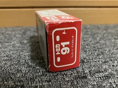 Tomica Ferrari Testarossa Japan No.91 Clear Case Age-Related Wear