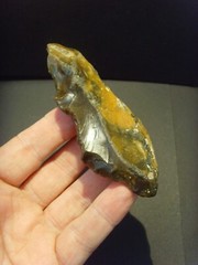 Lower Paleolithic – Fine Acheulean lateral scraper. c.450,000 BP.