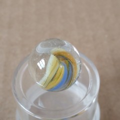 .60″ Vintage Cat Eye Hybrid Sparkler Marble- Akro Master Marble King Foreign