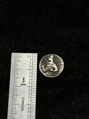 Ancient Kushan Solid Silver Dinar of Emperor Vima Kadphises Coin Good Condition