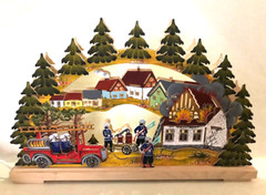 A BEAUTIFUL AND UNIQUE RATAGS HOLZDESIGN 3-D WOOD ARCH MADE IN GERMANY