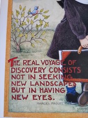 Mary Engelbreit Print “The Real Voyage of Discovery….” poster 11 x 14 Unframed