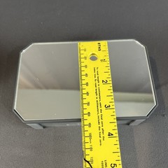 Swarovski Silver Crystal Dealer Display Stand Mirror Top Retail Showcase
