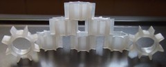 VOTIVE CUP GROMMETS CLEAR NEW(10)HOLD PEG VOTIVE CUPS TIGHT HOME INTERIOR&OTHERS