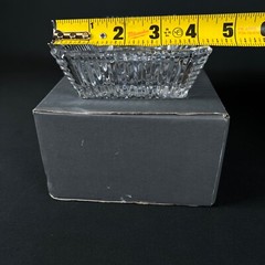 WATERFORD “LENNON” CRYSTAL glass LISMORE RECTANGULAR SANDWICH TRAY bowl NEW
