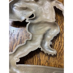 Vintage 1976 Homco Cast Aluminum Football Player Sexton Wall Hanger