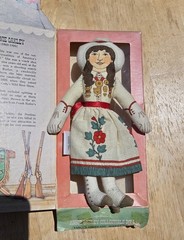 Vintage Annie Oakley Stuffed Doll, Famous Americans Series Hallmark 1979