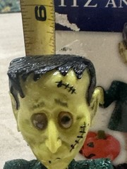 Fitz and Floyd Jiggling Halloween Frankenstein. With Box. Cute! 2005 Bobble Head