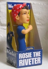 NEW ROSIE THE RIVETER WE CAN DO IT! BOBBLEHEAD 2016 7 1/2″ H ARCHIE MCPHEE 8YR+