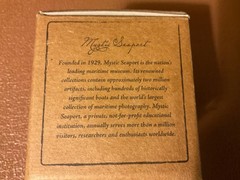 Charles W Morgan Ship Deck Prism Glass ‘Light Blue’ Mystic Seaport in Box