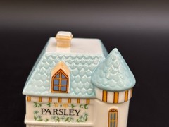 Lenox Village Spice Jar ~ Parsley ~ 3 1/4″ Tall