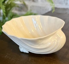 BELLEEK Ireland Porcelain Neptune Shell Small Trinket Dish 7th Mark