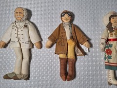 Vintage 1979 Hallmark Historic Figures Mark Twain Amelia Earhart Annie Oakley