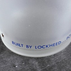 Frosted Glass from Golden Falcon Electra-1st US Made Prop-Jet-Lockhead-GM-
