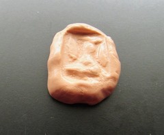 NILE Ancient Egyptian/ Near Eastern Seal Amulet Mummy Bead Necklace ca 600 BC