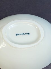 KPM Porcelain Bowl Relief Frog Glazed off white Berlin Rare Vintage