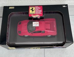 Hot Wheels Ferrari F512 M 1994 Red Diecast with Display Case