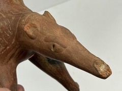 AUTHENTIC PRE-COLUMBIAN CHORRERA ANIMAL EFFIGY TRIPOD POTTERY BOWL, COSTA RICA