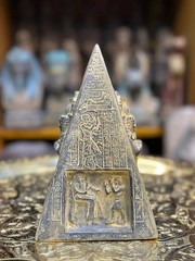 Ancient Egyptian Antiquities Exquisite Pyramids with Pharaonic Inscriptions BC
