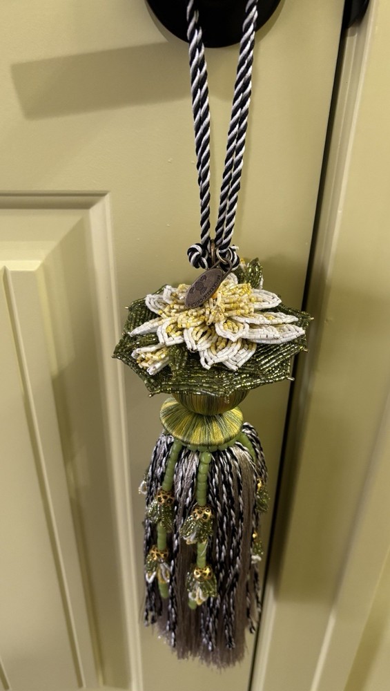 Mackenzie Childs Lily Pond Tassel Rare!