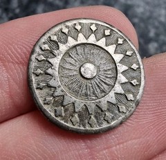 Georgian Buttons Decorative Silver Plate 18th Century Detecting Finds Antique