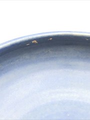Vintage Roseville Delft Blue Freesia Bowl 464 6