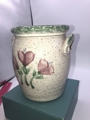 Original Parsley Artisan Pottery Magnolia￼ Utensil Holder / Planter / Vase