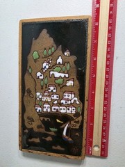 MCM Greece Greek Village Art Wall Décor Tile Terracotta By Angelo Tsakirakis