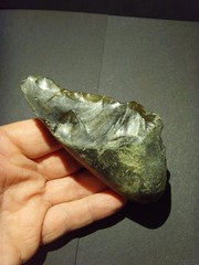Lower Paleolithic – Fine Acheulean oblique end scraper. c.450,000 BP.