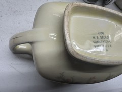 Old/Vintage Dish by W. S. George “LIDO” Canarytone USA #297A Loc#E52