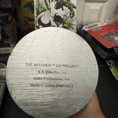 Witcher CD Projekt WOLF MEDALLION Gray Resin Stainless Steel Liner 5″ Mug