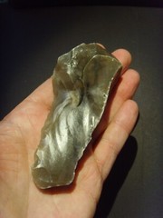 Lower Paleolithic – Fine Acheulean elongated scraper. c.450,000 BP.