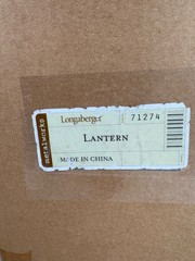 Longaberger RETIRED 2006 Wrought Iron “DOGWOOD” Hanging LANTERN – NEW
