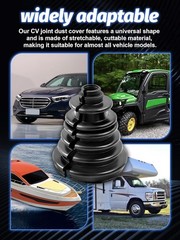 CVS18 CV Boot Split Constant Velocity Joint Gaiter Boot Replacement Kit