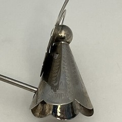 Vintage Silver Metal Angel Candle Snuffer Unbranded
