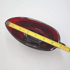 AVON 1876 Cape Cod Ruby Red Glassware Footed Sauce/Gravy Boat EXCELLENT