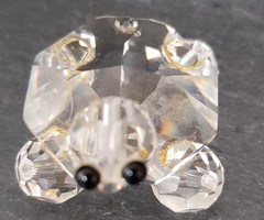 Small Crystal Ornaments Set of 5 Preloved 2 x Hadrian Crystal 3 x Unbranded