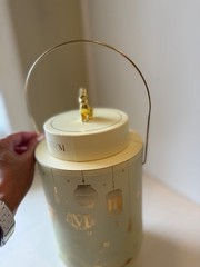 Lady M 2022 Glowing Lights Mooncake Lantern Gold Rabbit Limited Edition