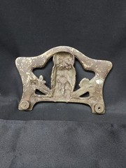 OLD Art Deco Nouveau Judd Brass OWL Book End – PARTS ONLY – Repurpose Decorative