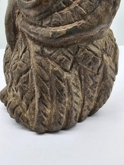 300 BC Ancient Greek Roman Statue Owl Athena Pure Stone Large Carved Artifact
