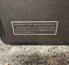 Vintage 1955 Miller MCM Thermal Plastic Trout and Bass Relief 10″ Wall Plaques