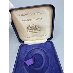 Tower Mint Windsor Castle Dover Castle Solid Nickel Silver Medallions-2 1984