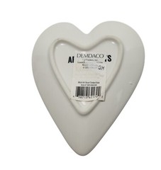 Demdaco Art Hearts Wish For It Then Work For It Ceramic Trinket Dish Graduation