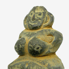 Ancient Mother Goddess Near East Idol Stone Figure Fertility Idol 2000 BC