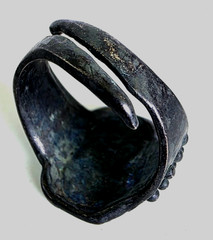 300 BC Ancient Greek Silver Ring God Orpheus bard legendary musician and prophet