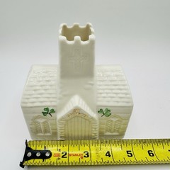 Lot Of 6 Vintage Belleek Irish Shamrock Porcelain Harp Murphys Pub St Patrick’s